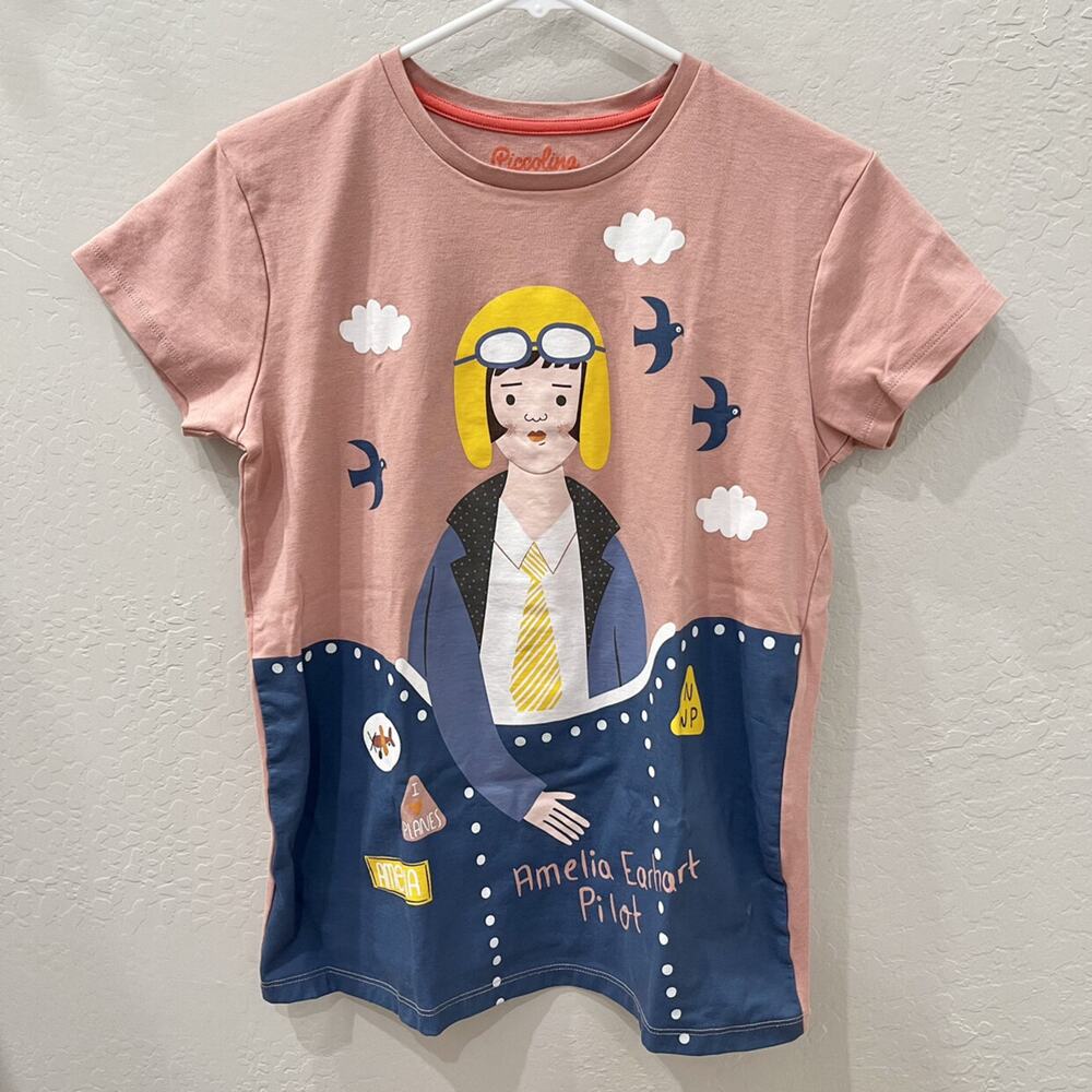 Piccolina Amelia Earhart Shirt Sleeve Shirt